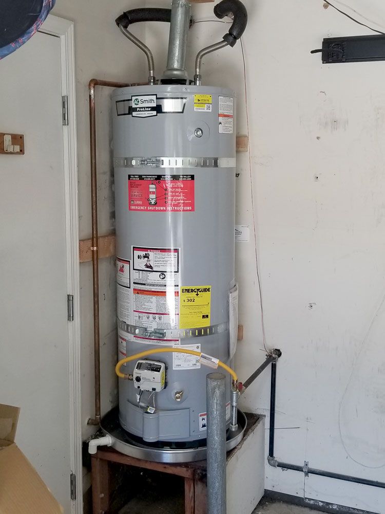 Pleasanton, CA<br/>Install AO Smith 50 gallon standard water heater